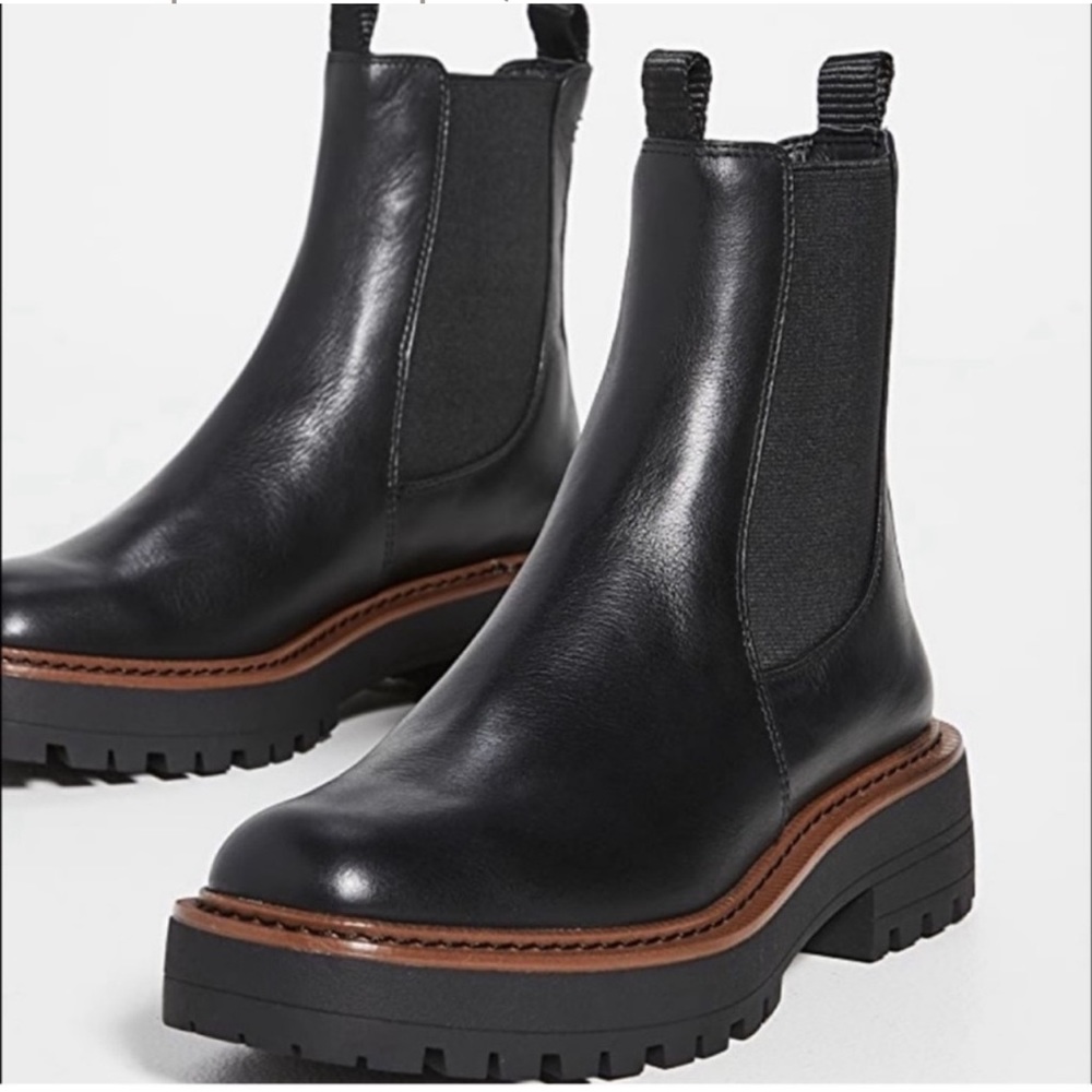 Sam Edelman laguna boots blacn leather 9